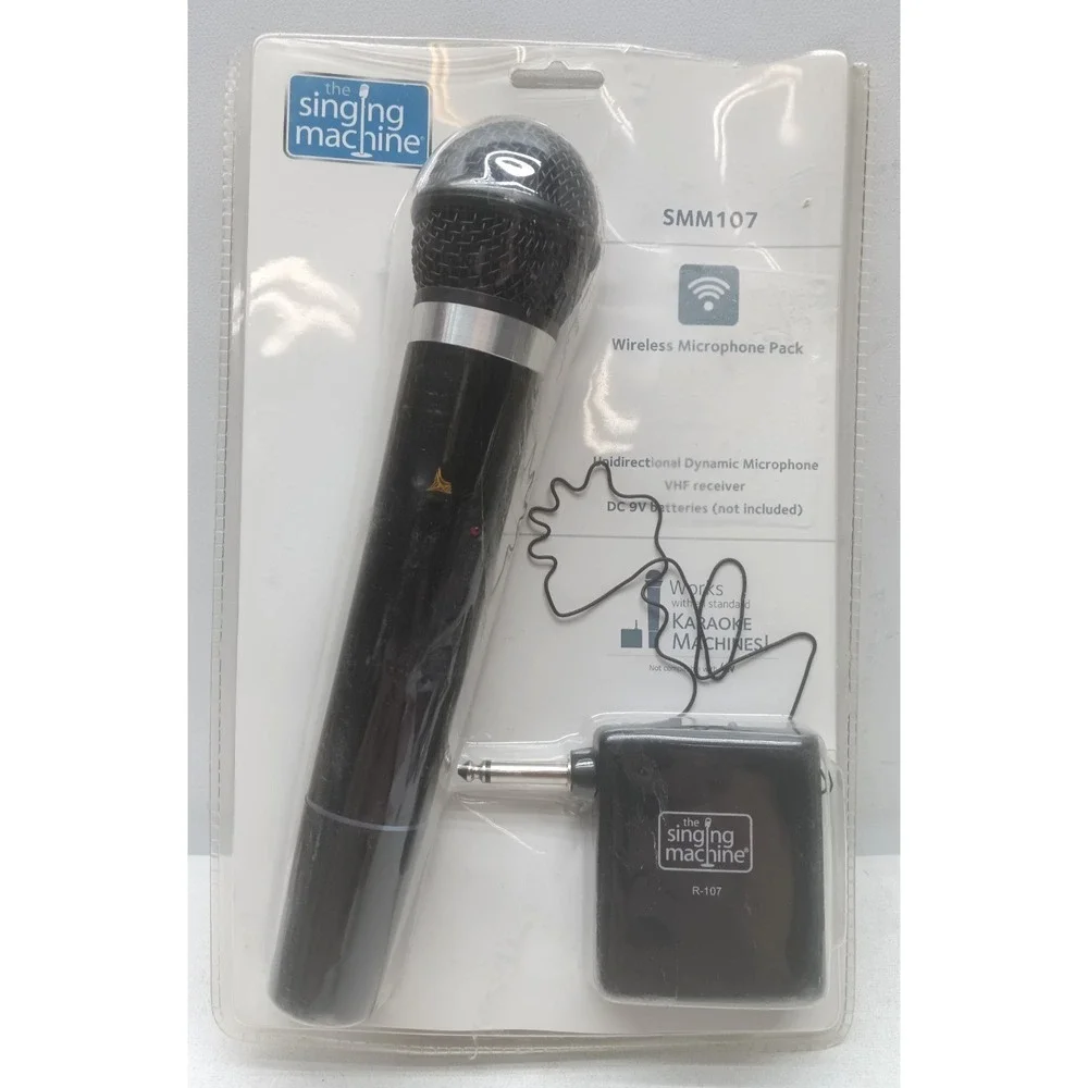 Singing Machine VHF‎ Wireless Microphone Kit SMM107